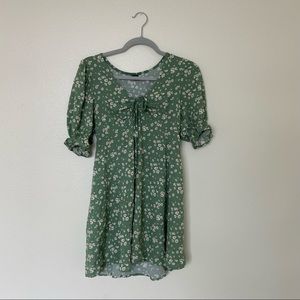 Wild Fable Green Floral Dress